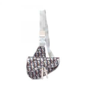 Christian Dior Dior Saddle Bag, Oblique Sequin Waist Body Handbag, Sequined, ...